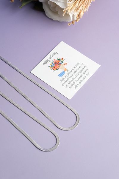 Jack Ferrero Dear Mother - Friend Birthday - Sister - Father - Paper Detailed Steel Color