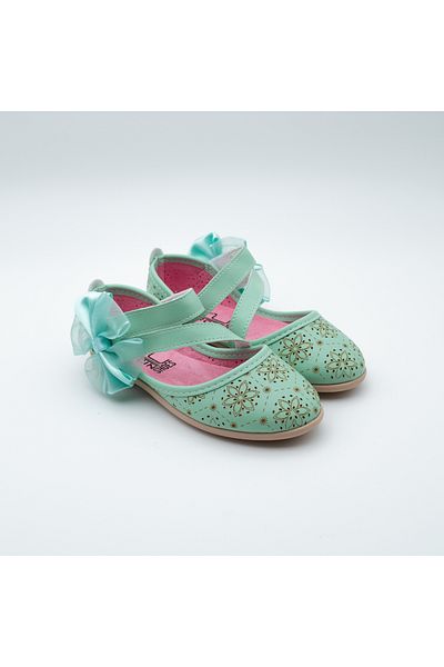 Arçın Shoes Fuchsia Floral Patterned Girls' Shoes – Add Elegance to Little Steps