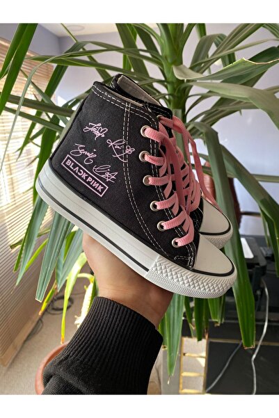 STARYOU STORE Pantofi sport din pânză, cu vârf de in negru - pantofi sport lu...