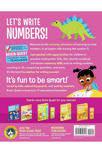 Workman Publishing Brain Quest - English Numbered Tutorial Book for Kids 4 Years Old