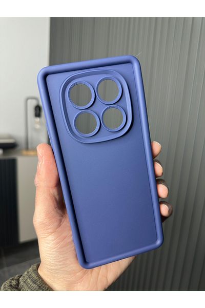 m.tk moveteck حافظة لهاتف Xiaomi Redmi Note 14 Pro 4G مصنوعة من السيليكون الناعم لحماية الكاميرا مع حواف سميكة ثلاثية الأبعاد