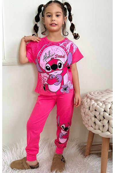 KIPIRIK BABY Κοντομάνικο μοτίβο για κορίτσια T-shirt και φούτερ σετ 2 τεμαχίων