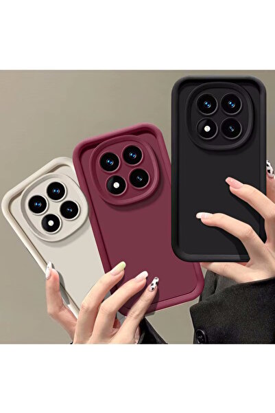 m.tk moveteck Case for Xiaomi Redmi Note 14 Pro 4g Soft Launch Silicone Camera Protected Protruding 3D Thick Edged