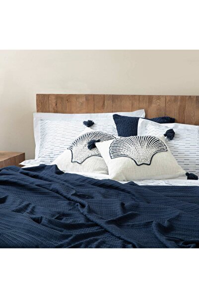 Chakra Palmita Pique King Size 240x220 cm MARINE BLUE