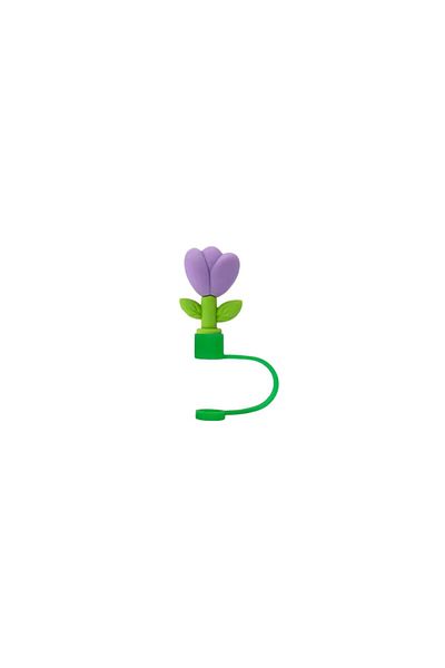GECEDENİZ Three-Dimensional Thermos Flower Patterned Straw Stopper