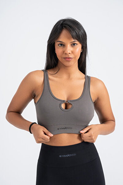 gymxprofit Εξαιρετικά εύκαμπτο αθλητικό σουτιέν με λεπτομέρεια με λουράκι