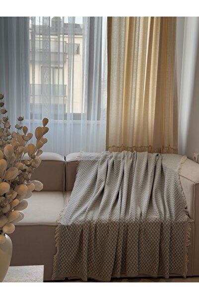 Heriya 170X220 Greywhite Cotton Sofa Cover