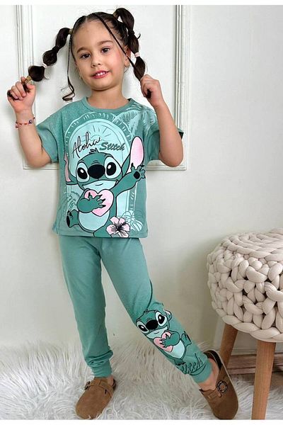 KIPIRIK BABY Κοντομάνικο μοτίβο για κορίτσια T-shirt και φούτερ σετ 2 τεμαχίων