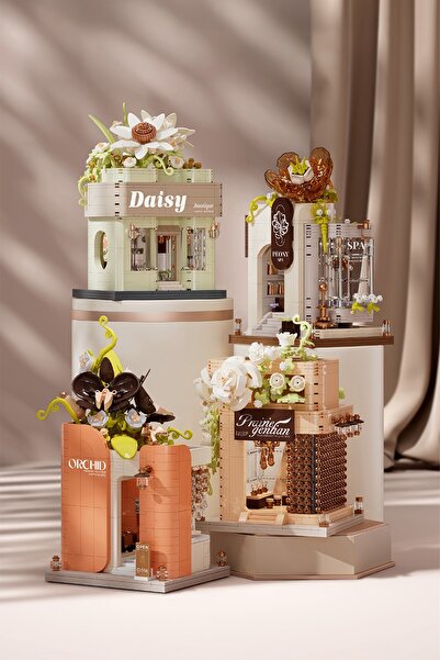 balody سلسلة فلاور ستريت - صالون مانيكير (BL21321) - مجموعة ألعاب بناء مكعبات صغيرة