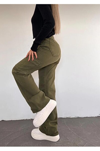 Asia Palazzo Jean Cargo Pocket Pant