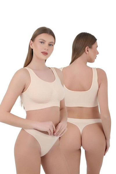 CNT Tanga de damă din microfibră Pachet special de 1 - S/m, L/xl