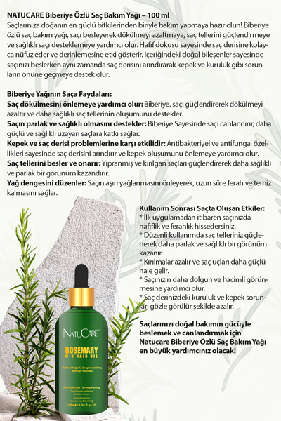 NatuCare Multivitamin & Rosemary Hair Care Tonic Set; Anti-Hair Loss, Fast Growth Effect, Strengthening Set