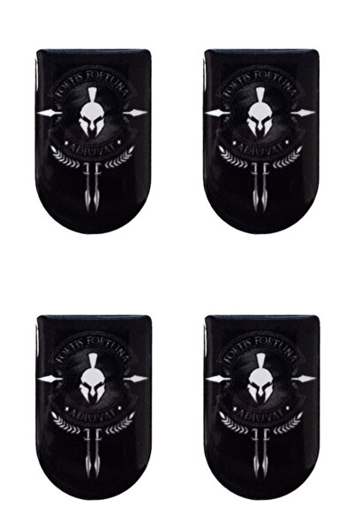 Aresoutdoors Şarjöraltı Sticker Bayrak Etiketi 4 Adet Fortis Fortuna Adiuvat ...