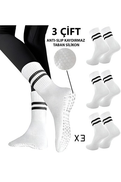 GAZELMANYA Șosete Pilates și Yoga cu talpă anti-alunecare - Șosete de dans