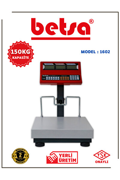 betsa Etb 1602 150 Kg Katlanır Boyun Boyalı Kefeli Terazi