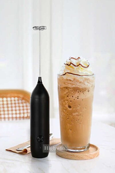 hayret sepeti Tek Dokunuşla Kusursuz Köpük: Pilli Süt Köpürtücü ile Kremamsı ...