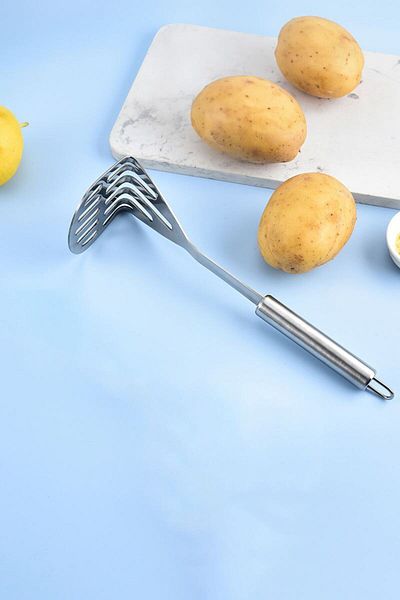 Chavin Practical Steel - Potato, Banana, Carrot, Radish, Pumpkin Vegetable Masher, Puree Maker - Cin968