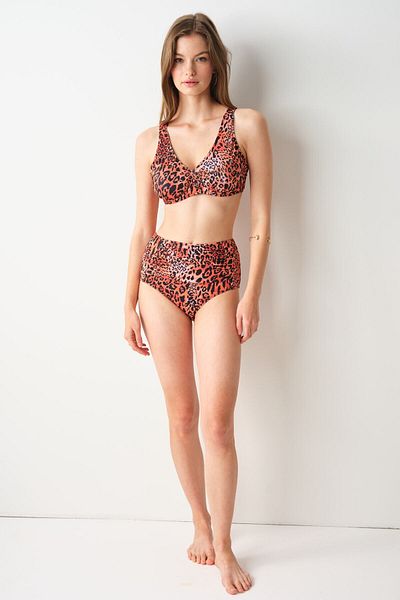 No Gossip Bardot High Waist Bikini Single Bottom Wild239205-d