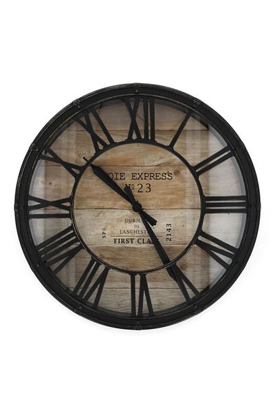 Atmosphera Voie Express Vintage Round Analog Quartz Movement Wall Clock