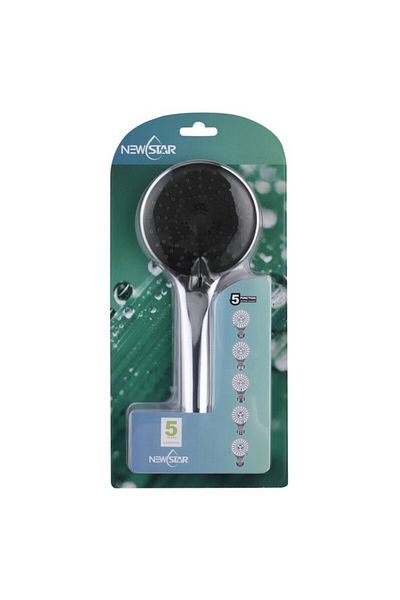 Newstar Elegant and Modern Design Round Durable Handheld Shower 11cm