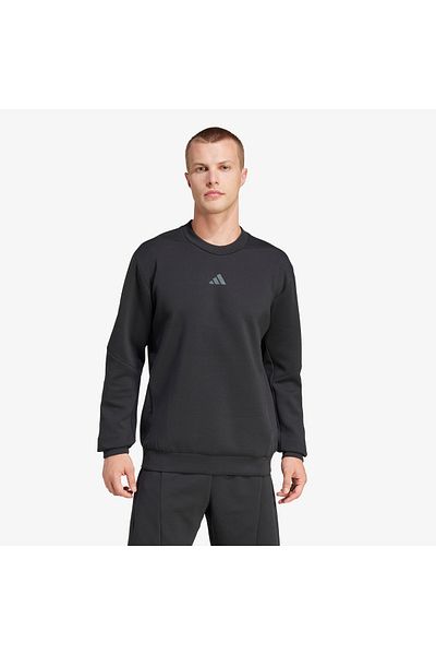 adidas Navrženo pro pánskou černou mikinu Training Crew