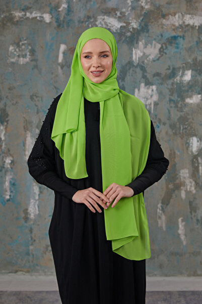 Differenza Krep Şifon Şal - Çimen