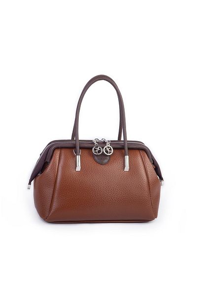 Nas Bag Geantă de mână și crossbody de damă vintage maro maro Lopez
