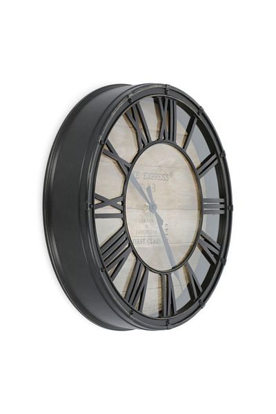 Atmosphera Voie Express Vintage Round Analog Quartz Movement Wall Clock