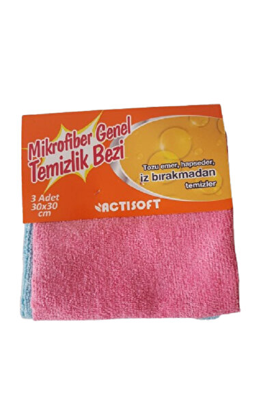 actisoft 3-dijelna krpa za čišćenje od mikrovlakana - 100% mikrovlakna