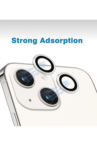 Store IPHONE 15 / 15 PLUS UYUMLU TEMPERED GLASS KAMERA LENS KORUYUCU