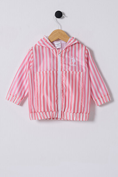 U.S. Polo Assn. U.S. Polo Assn Baby Girl Pink Raincoat