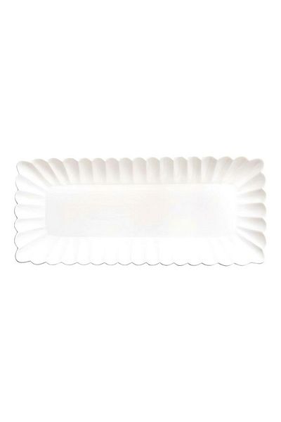 EasyLife Microwave and Dishwasher Safe Porcelain Serving Platter 36 x 16cm