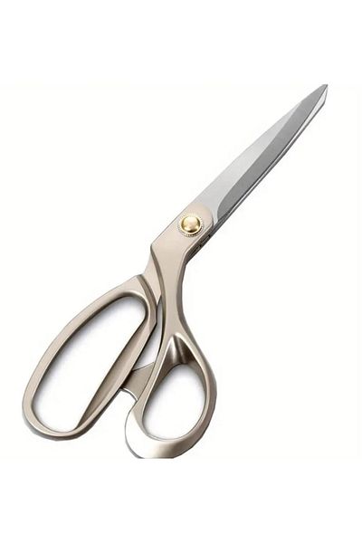 OZN AKSESUAR Silver Color Sewing Scissors Tailor Scissors 26.5 cm