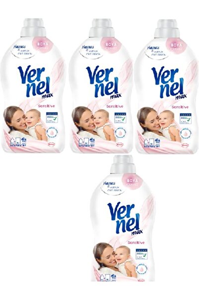 Vernel Max Konsantre Çamaşır Yumuşatıcısı 1440ml (60 Yıkama) SensitiveX 4 ADET