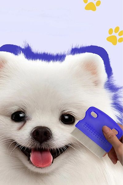 lawrenceshop Cat Dog Pet Mini Short Tip Flea Lice Comb