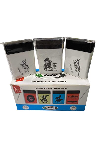 DDF DEDO SLİM PLASTİK OTOMATİK KUTU BEYAZ 1 ADET