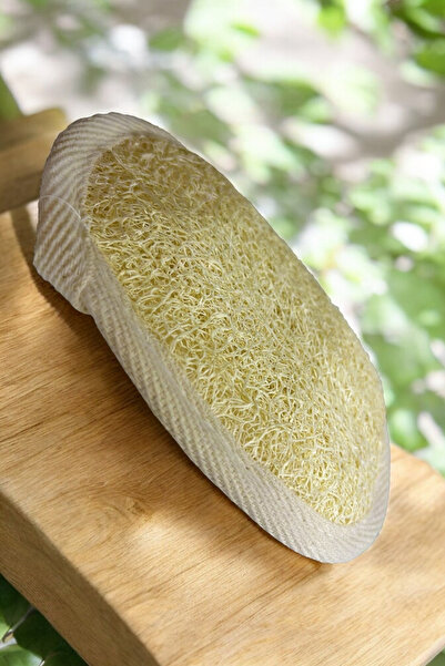 EM AMANOS BEAUTY Doğal Kabak Lifi Vücut Oval Peeling Kesesi Cilt Yenileyici Etki Selülit Siyah Nokta Karşıtı