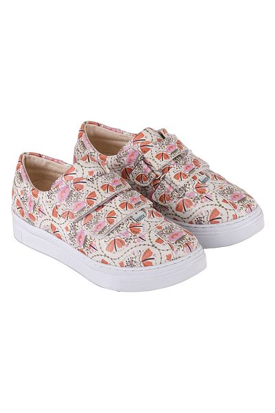 NOOSY Printed Butterfly Design Unisex Kids Sneakers