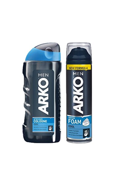 ARKO Traş Köpük 200 Ml Cool + Cool Tıraş Kolonyası 255 Ml