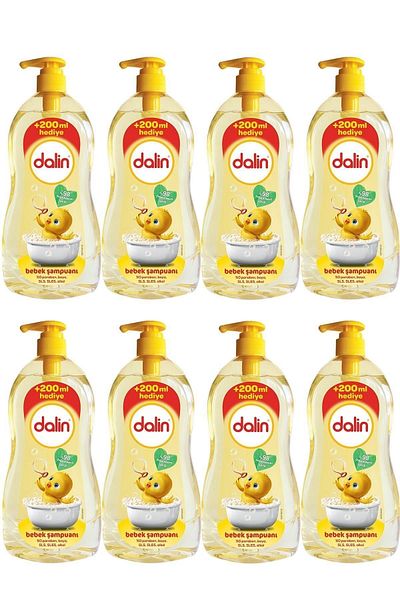 Dalin Baby Shampoo 900 ml X 8 Pieces (700+200 ml)