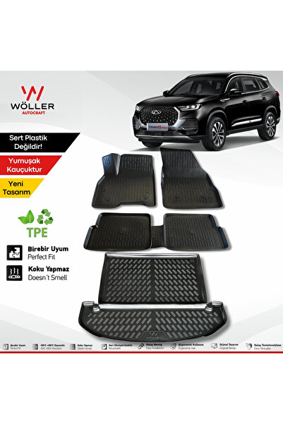 wöller Chery Tiggo 8 Pro Paspas Bagaj Havuzu Set 2022 Sonrası 3d Ultraflex Set