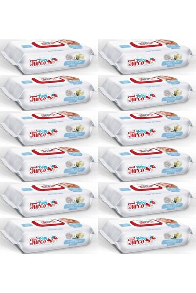 Baby Turco Turco Baby Islak Havlu 90'lı Beyaz Sabun x12 Adet