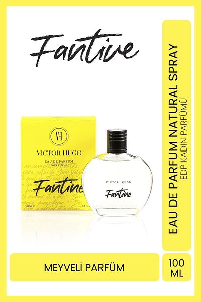 Victor Hugo Fantine Edp Women's Perfume 100ml |   Fruity, Floral |   Brake Grape, Rose, Pearl Flower, Amber, Musk, Wood
