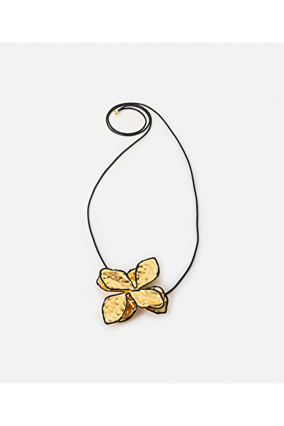 İpekyol Çiçekli choker kolye
