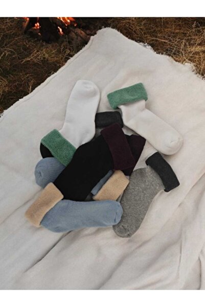 HAYEL 4 чифта многоцветни унисекс висококачествени детски хавлиени чорапи за момичета и момчета