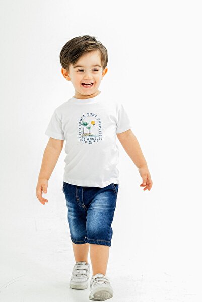 Chicsy Baby Striped 3-Piece Set with Stylish Shirts for Kids and Baby - Adjustable Waist and Short Sleeve Shorts