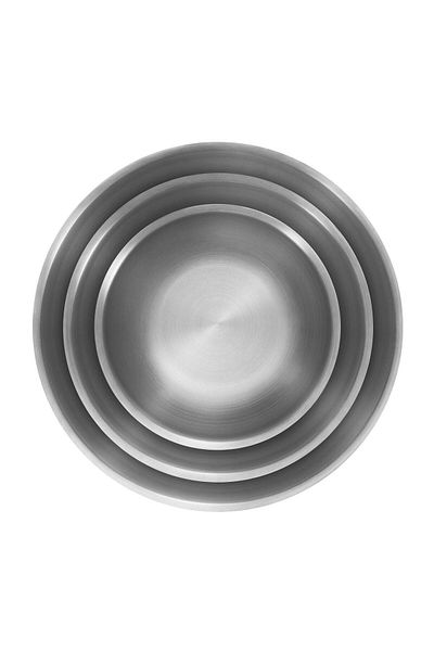ZWILLING Prep 3-Piece Stainless Steel Bowl Set - Gray 18/10 Model - 1030705