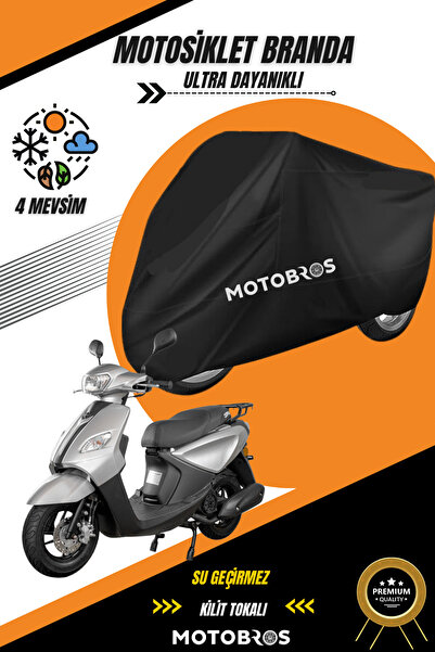 Motobros قماش القنب للدراجات النارية Apec Ps5 أسود مقاوم للماء ومتين (أعلى سم...