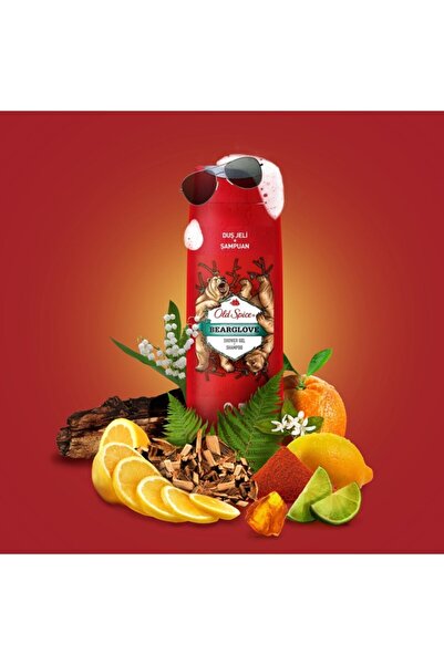 Old Spice 400 Ml Şampuan Bearglove 3in1 x2 Adet