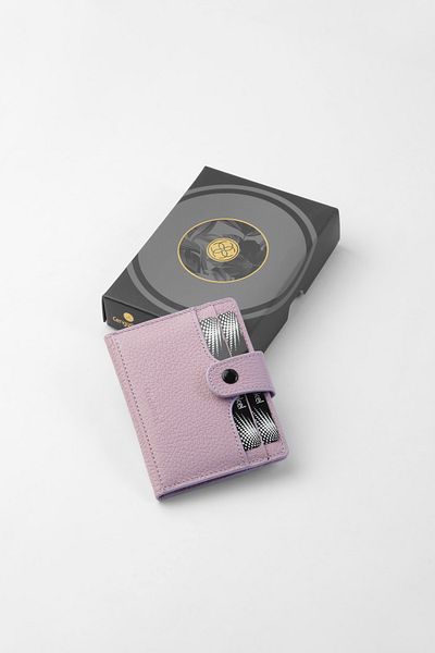 CENGİZ PAKEL Unisex Super Slim Genuine Leather Thin Model Card Holder with Original Box